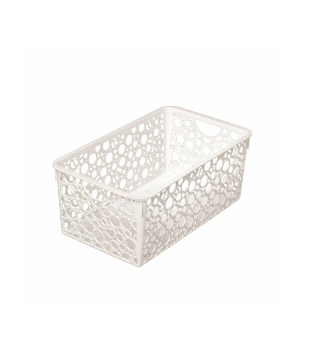 Canasto Organizador - 29 X 17 X 11.5 Cm - Circulos