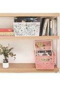 Canasto Organizador - 31 X 23 X 15 Cm - Flores