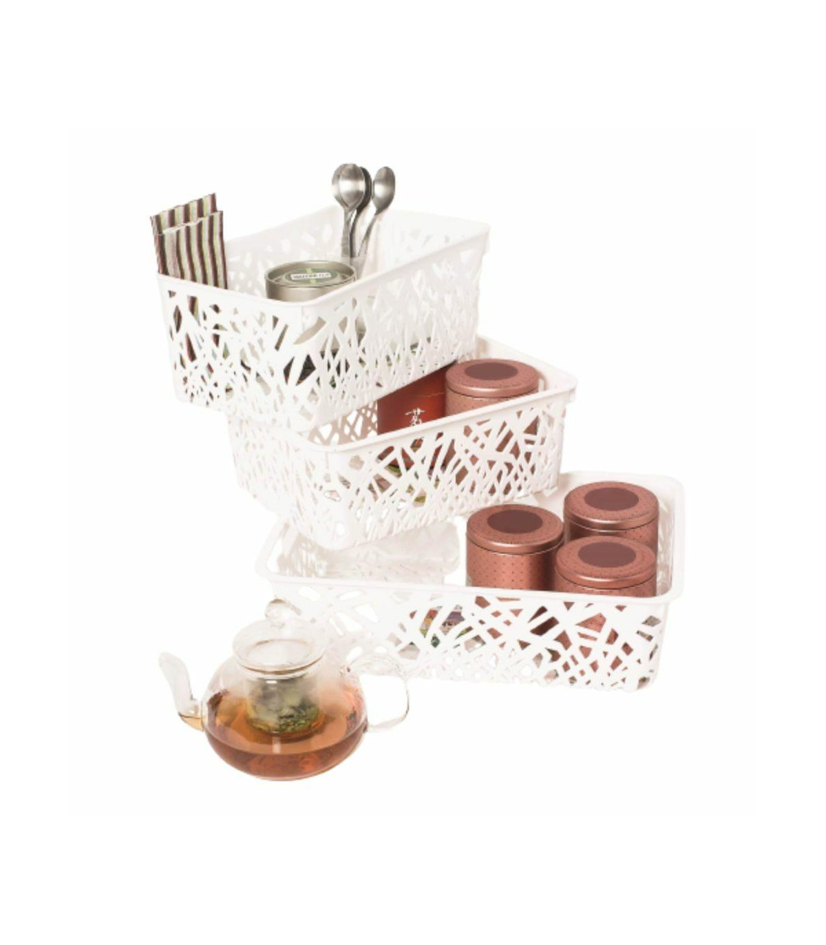 Canasto Organizador - 29 X 18 X 12 Cm - Rama