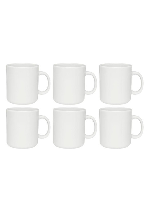 Recto - Set X6 Jarros 270 Cc Blanco
