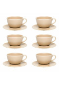 Set X 6 Tazas De Te Merengue