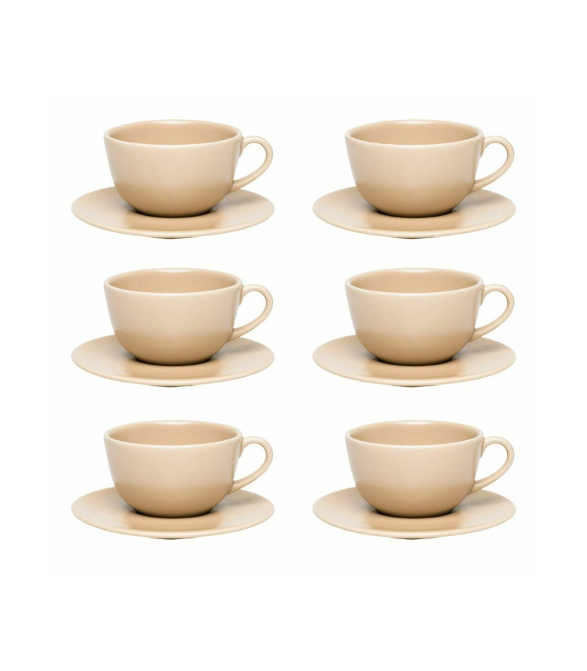 Set X 6 Tazas De Te Merengue