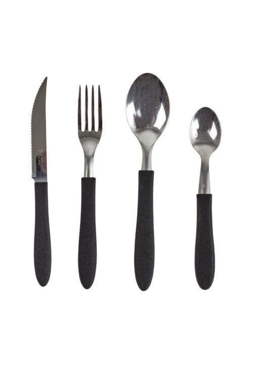 Di Solle - Blister X 3 Cuchillos Acero Inoxidable Negro