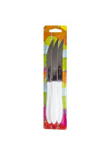 Di Solle - Blister X 3 Cuchillos Acero Inoxidable Blanco