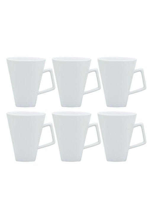 Quartier - Set X6 Jarros 350 Cc Blancos
