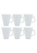Quartier - Set X6 Jarros 350 Cc Blancos