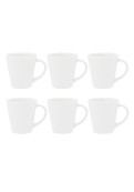 Conico Drop - Set X6 Jarros 250 Cc Blancos