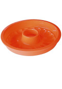Molde Savarin De Silicona 26 Cm - Naranja