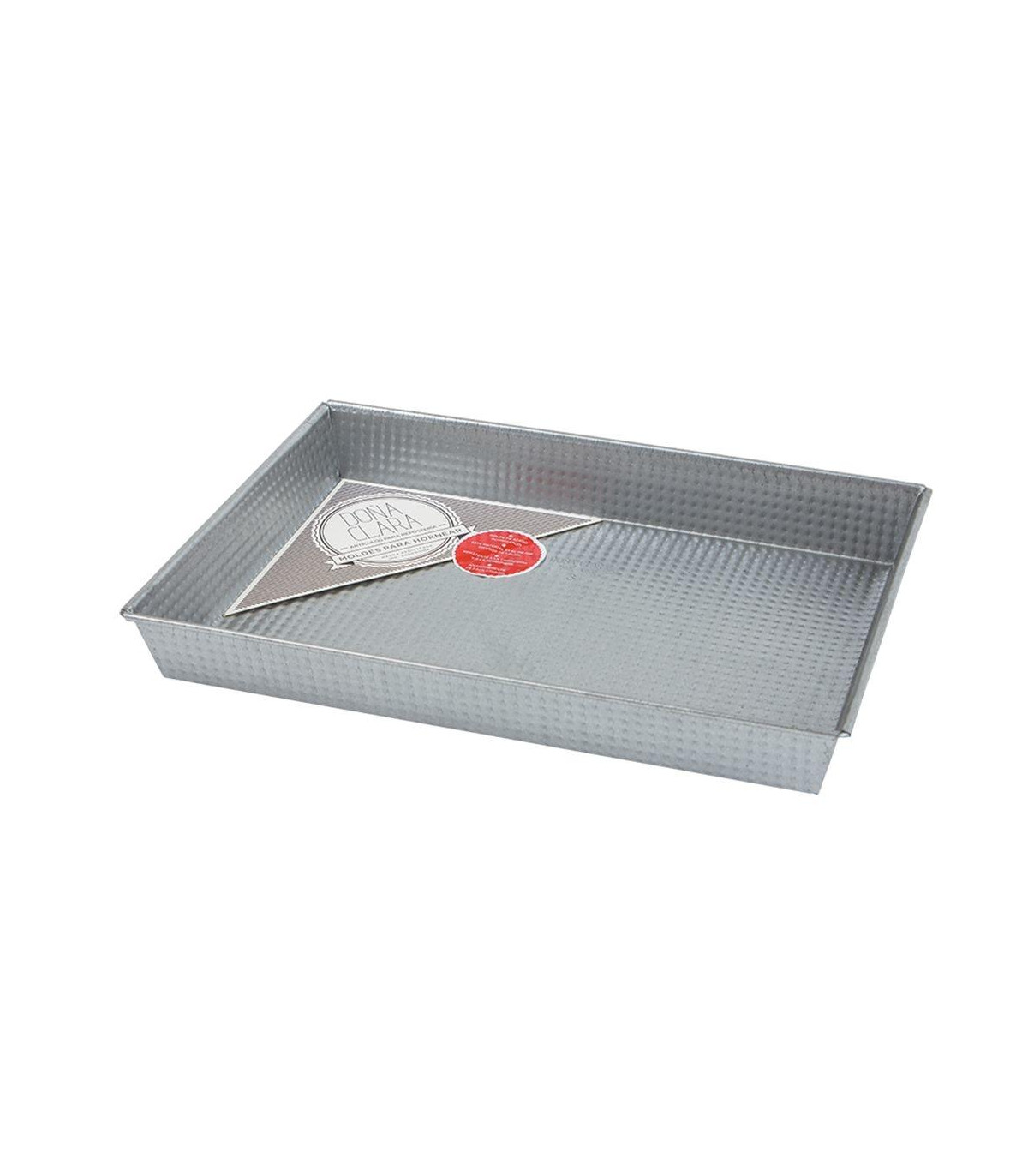 Doña Clara - Asadera N 4 24 X 11 Cm De Acero Aluminizado 37 X 27 X 4.5 Cm