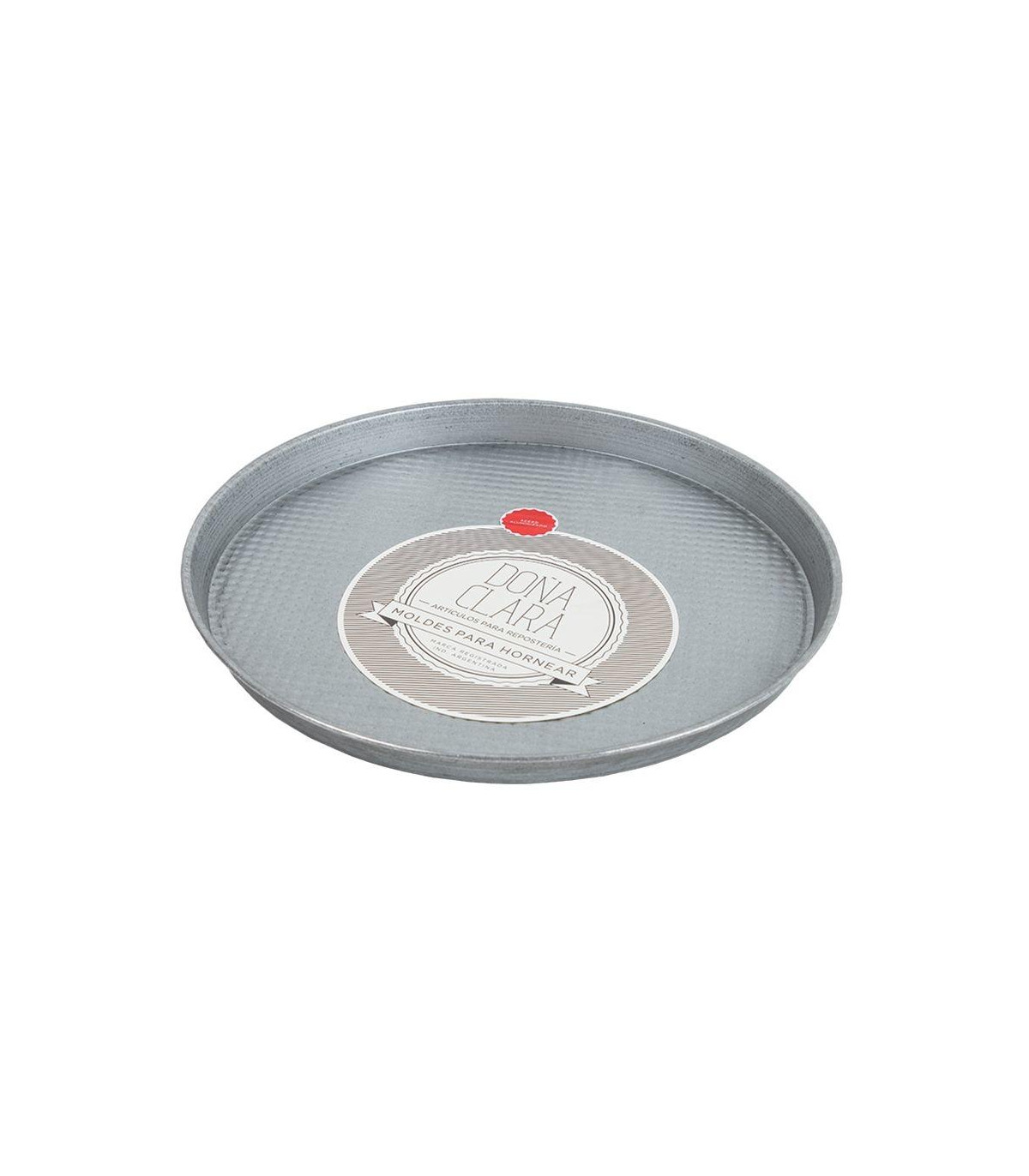 Doña Clara- Pizzera De 35 Cm 7 Acero Aluminizado
