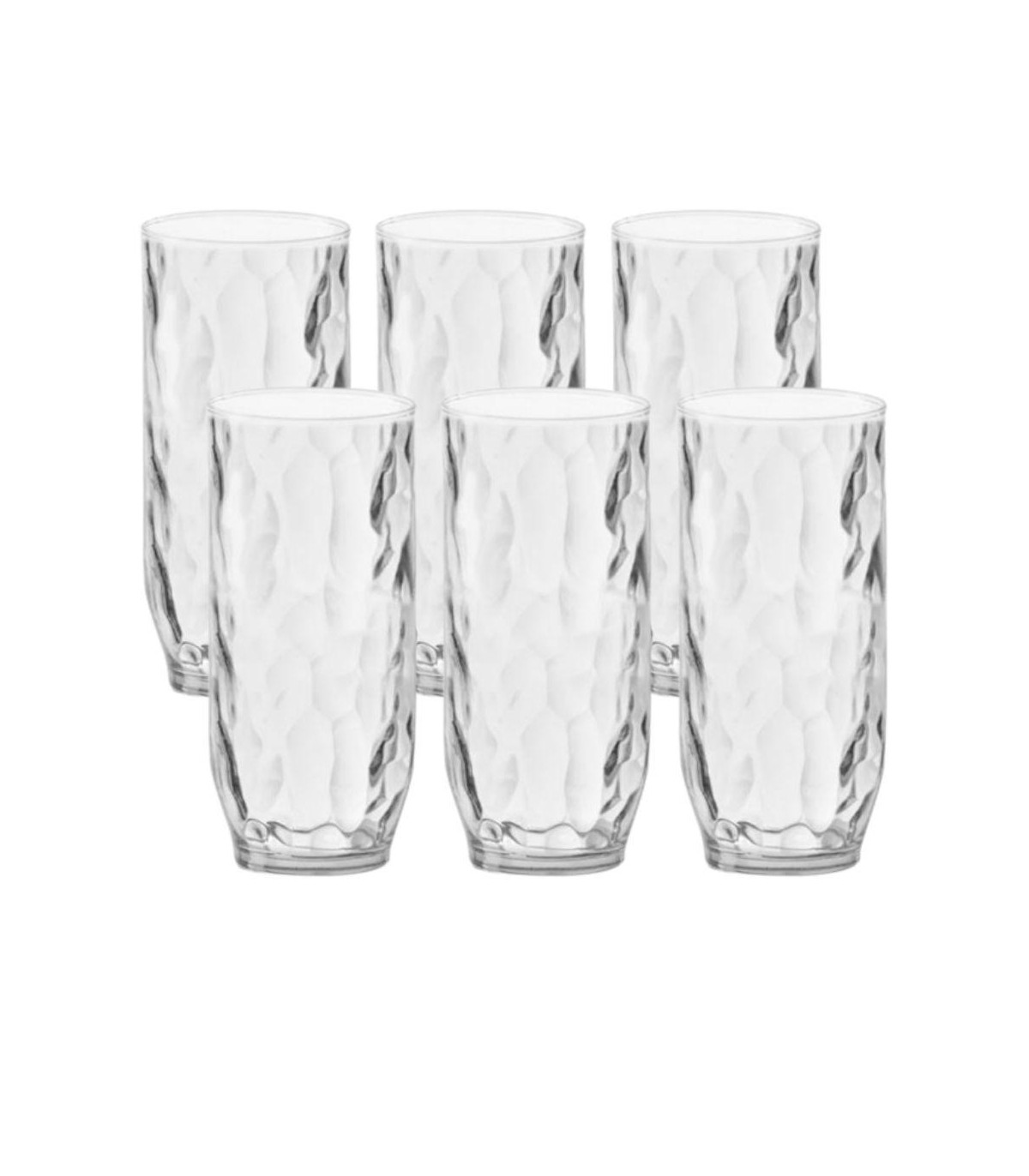 Alaska - Set X6 Vasos De Vidrio 465 Ml