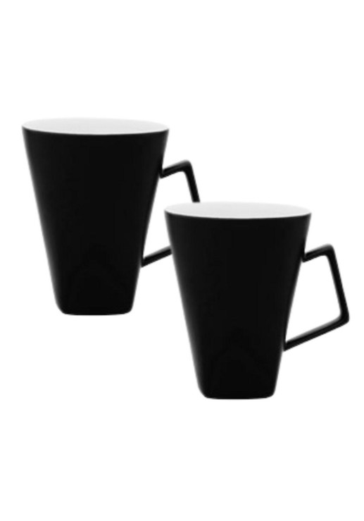Quartier Bicolor - Set X2 Jarros 350 Cc Negro / Blanco