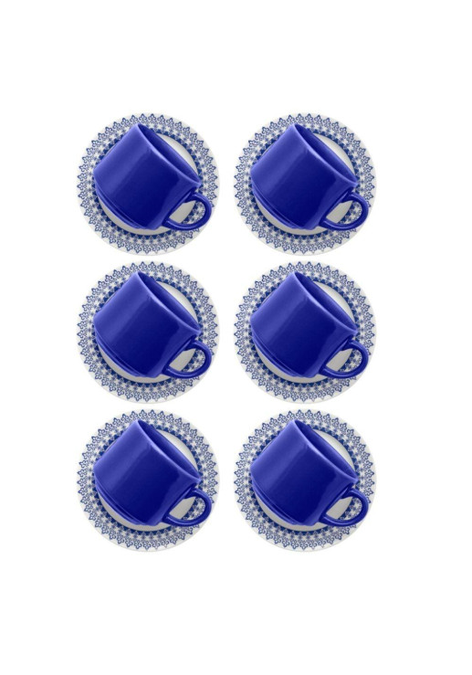 Set X 6 Tazas De Te Grecia