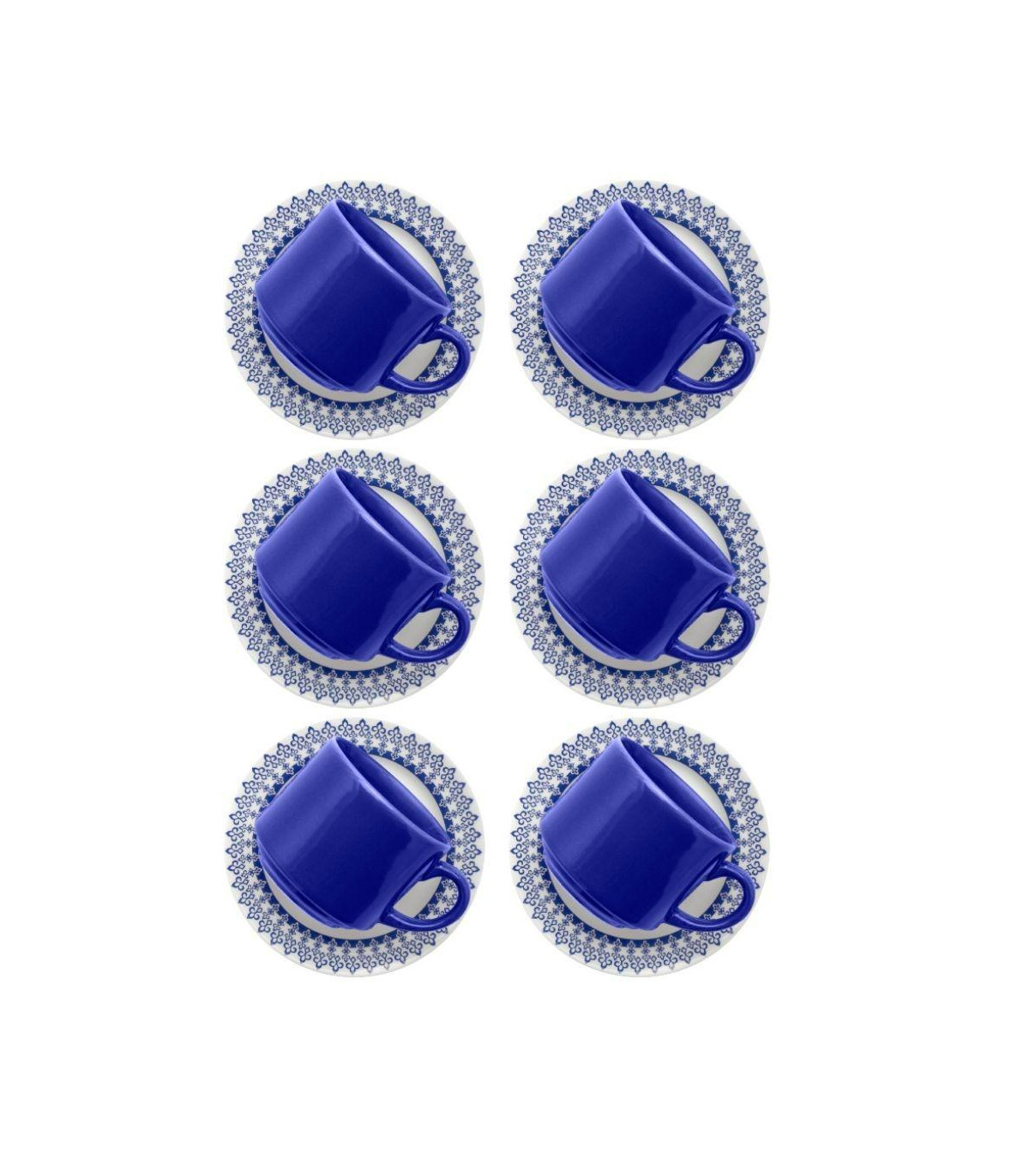 Set X 6 Tazas De Te Grecia