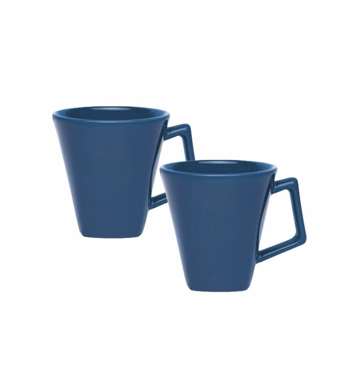 Mini Quartier - Set X 2 Jarros Mug 220 Cc Azul Oxford