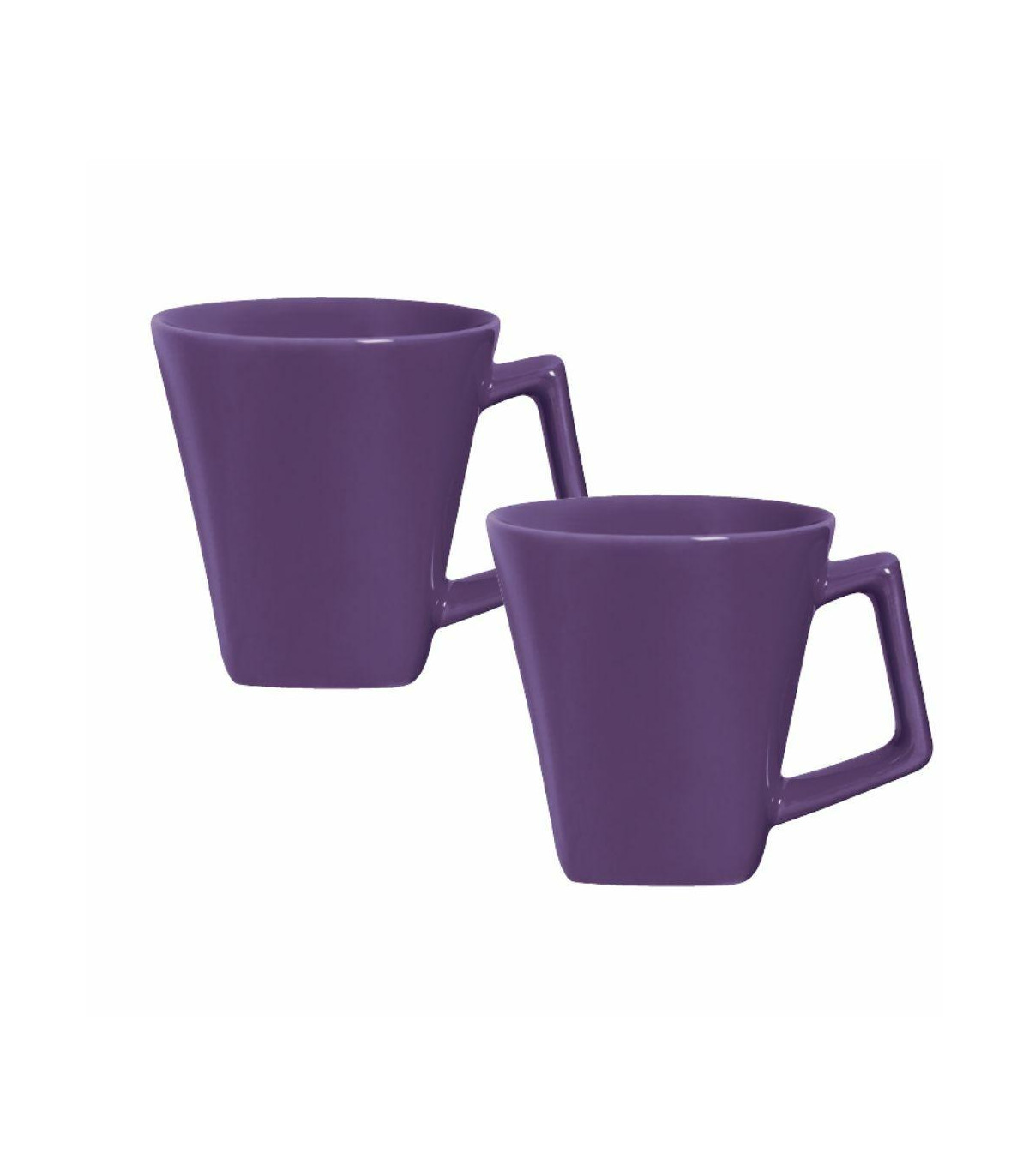 Mini Quartier - Set X 2 Jarros Mug 220 Cc Violeta Oxford