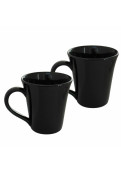 Conico Tulipa - Set X2 Jarros 330 Cc Negro