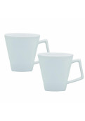 Mini Quartier - Set X 2 Jarros Mug 220 Cc Blancos Oxford