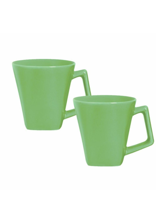 Mini Quartier - Set X 2 Jarros Mug 220 Cc Verde Oxford