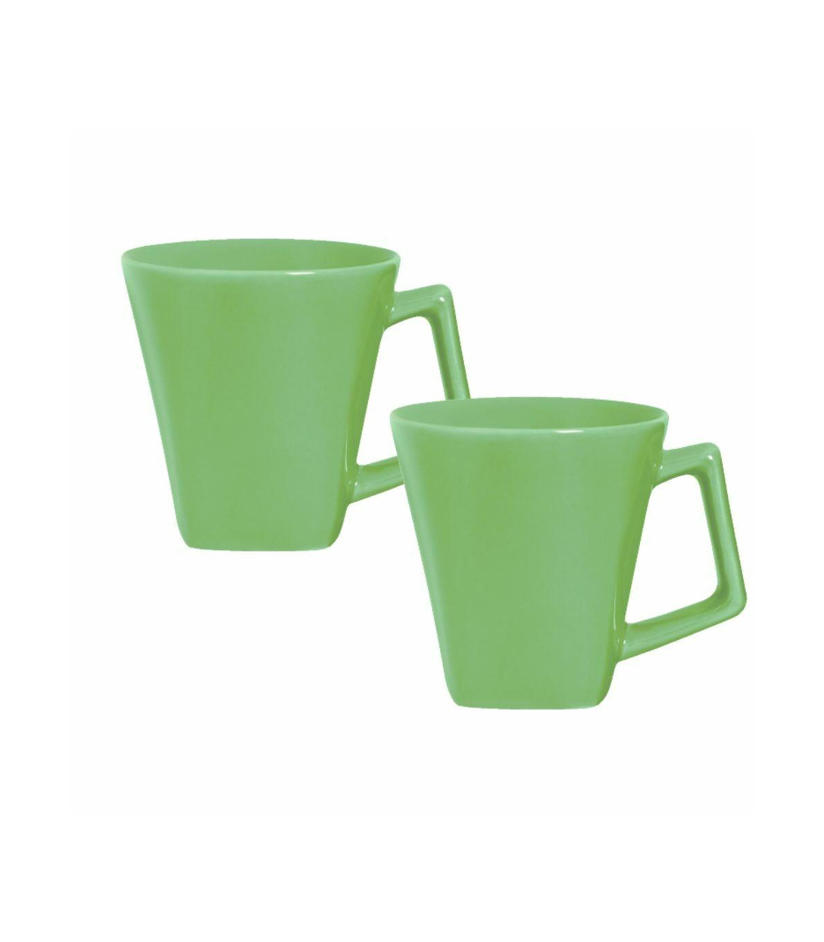 Mini Quartier - Set X 2 Jarros Mug 220 Cc Verde Oxford