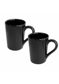 Jarro Mug - Set X 2 Tazas 230 Cc Negros Oxford