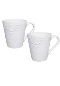 Dallas - Set X2 Jarros 280 Cc Blancos