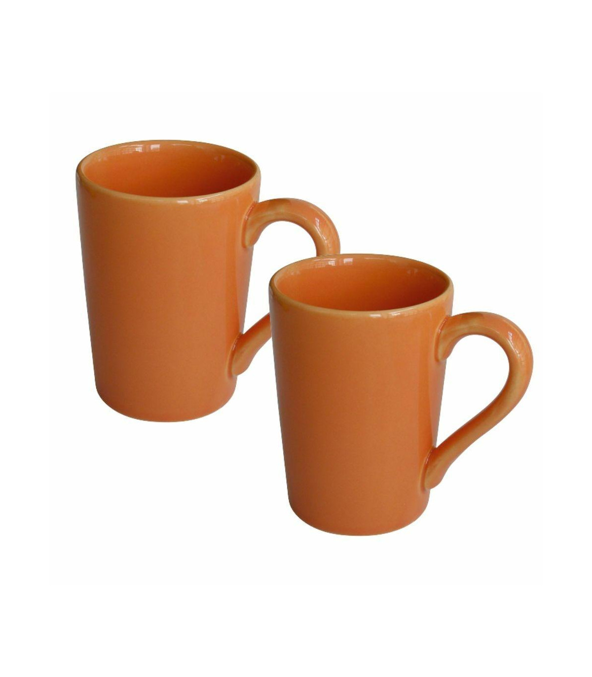 Jarro Mug - Set X 2 Tazas 230 Cc Naranja Oxford
