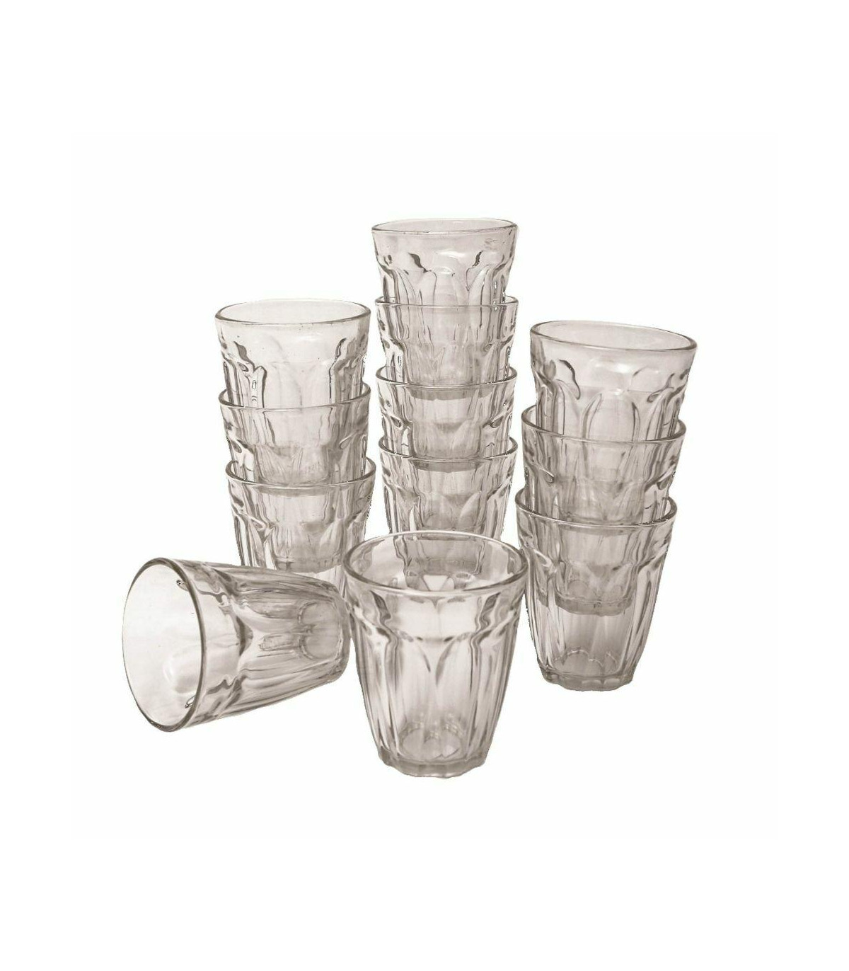 Set X 6 Vasos Cafe/soda Vidrio 100 Cc