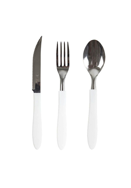 Set X 1 Vajilla Aire Libre Acero Inoxidable