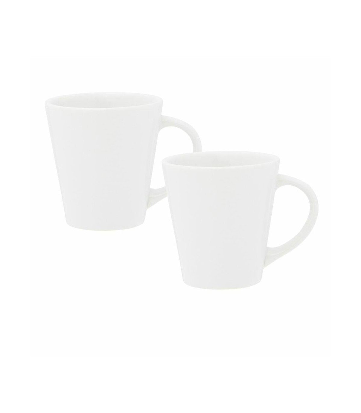Conico Drop - Set X2 Jarros 250 Cc Blancos