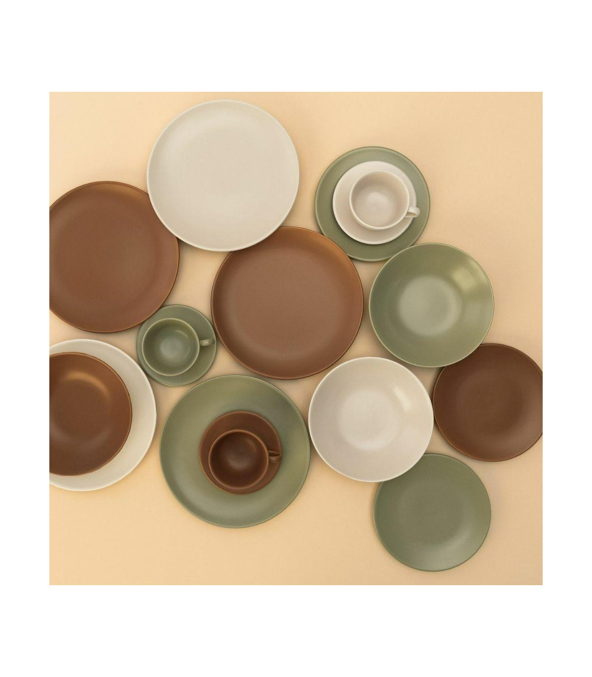 Set X 6 Tazas De Te Mix
