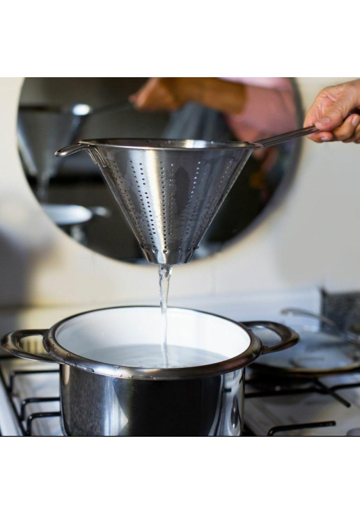 Colador 18 Cm Conico Acero Inoxidable- Nouvelle Cuisine