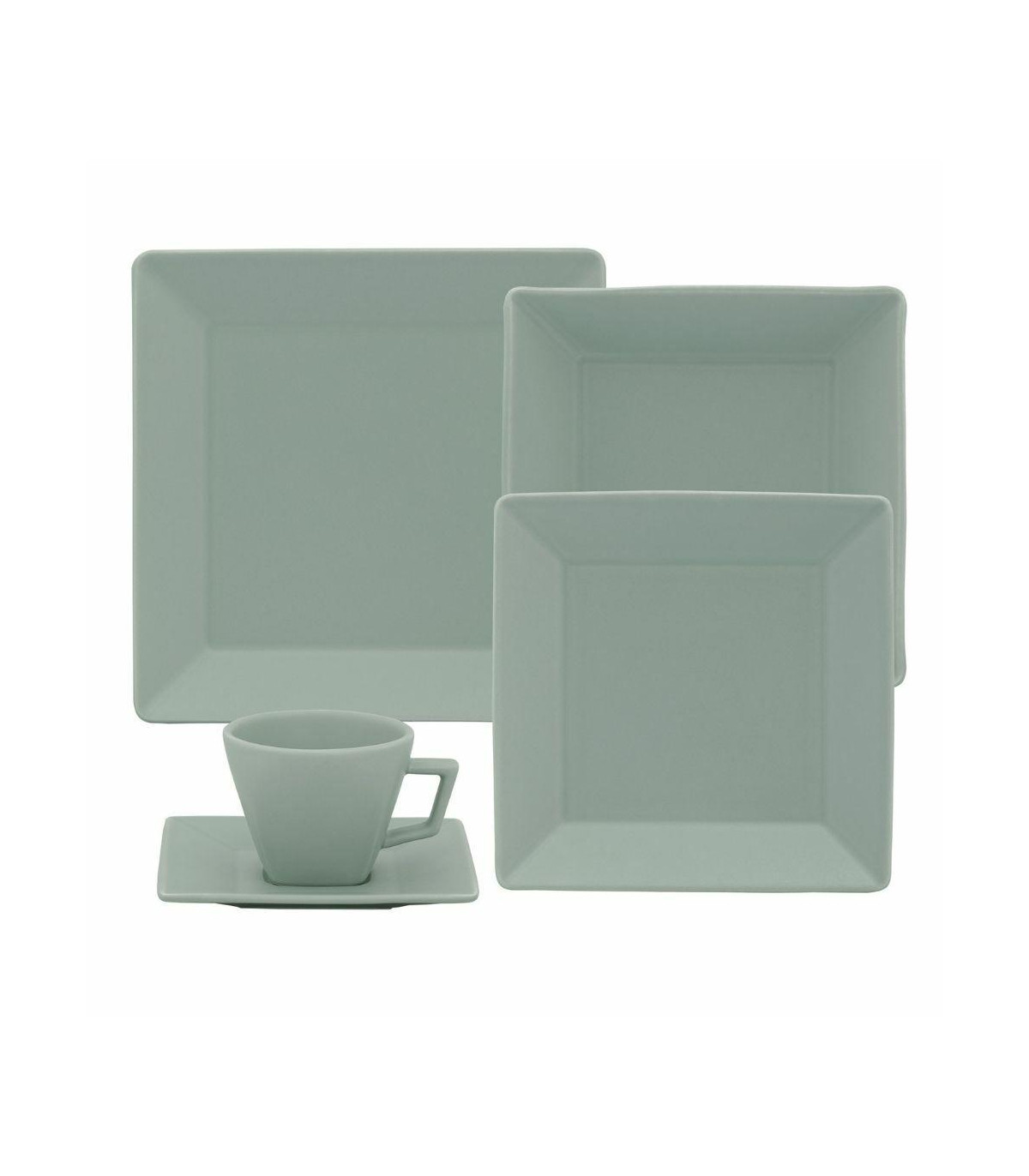 Quartier Menta - Juego De Vajilla X 30 Piezas Oxford