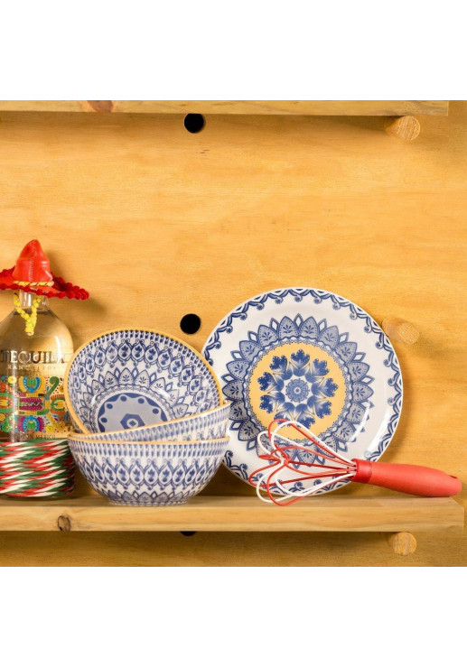 La Carreta - Set X6 Platos Postre 20 Cm Oxford