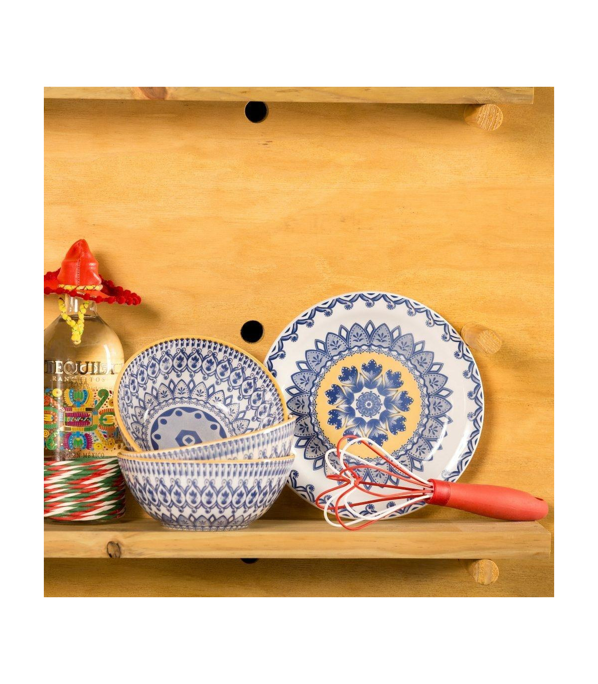 La Carreta - Set X6 Platos Postre 20 Cm Oxford