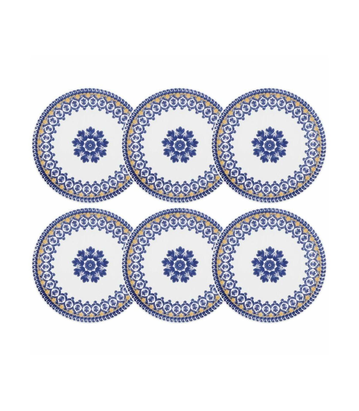La Carreta - Set X 6 Platos Playos 26 Cm Oxford