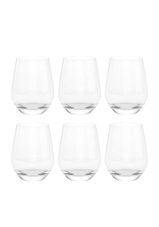Set X6 Vasos Bajos Sicilia 369cc - Cristar