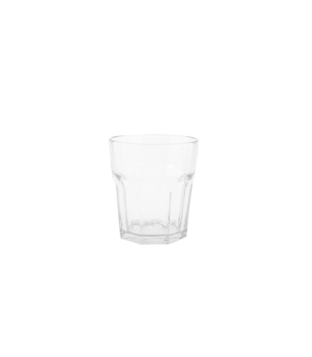 Set X6 Vasos Bajos Facetados 350cc - Durax