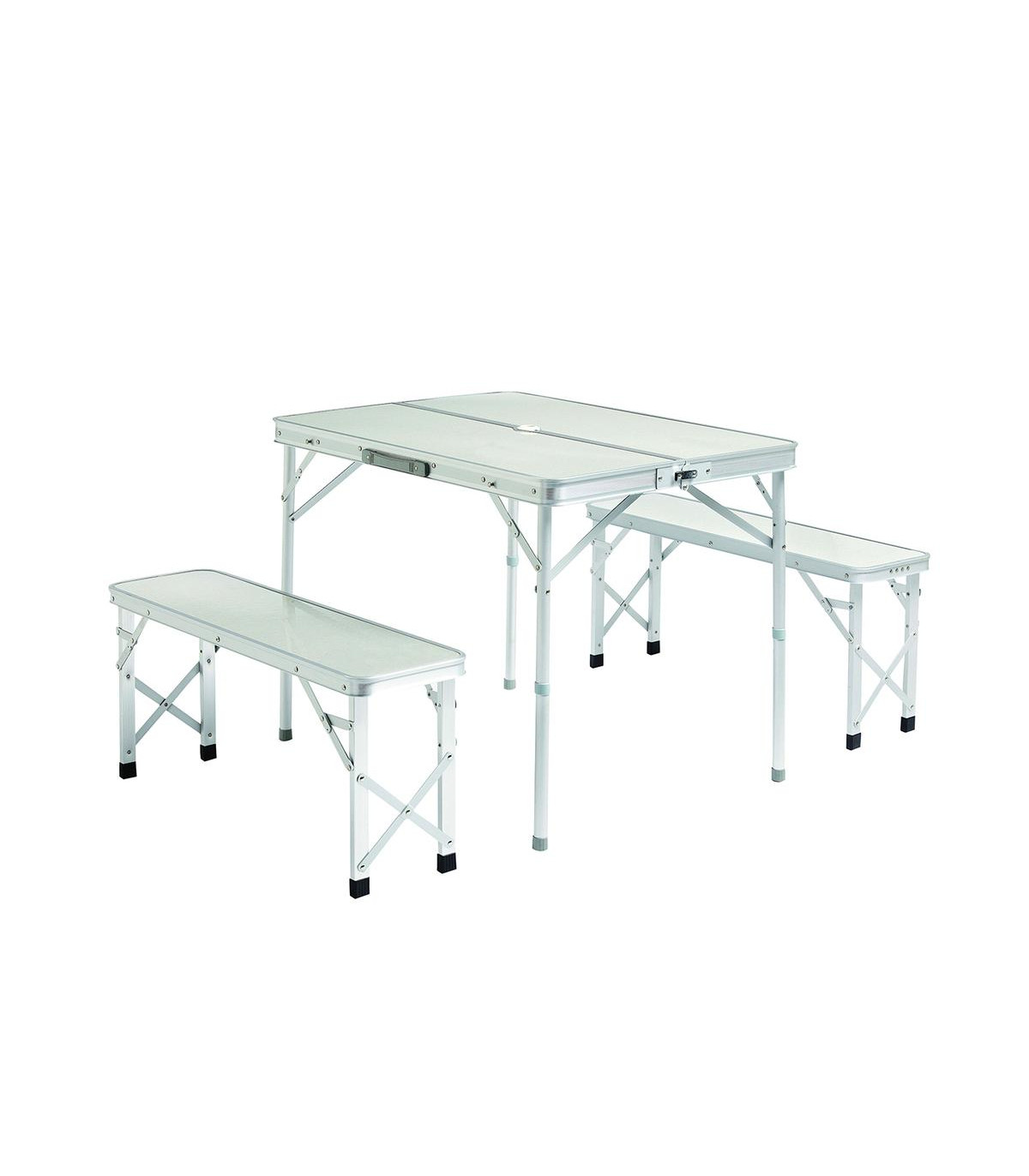 Mesa Plegable Con Bancos