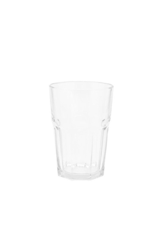 Set X6 Vasos Altos Facetados 400cc - Durax