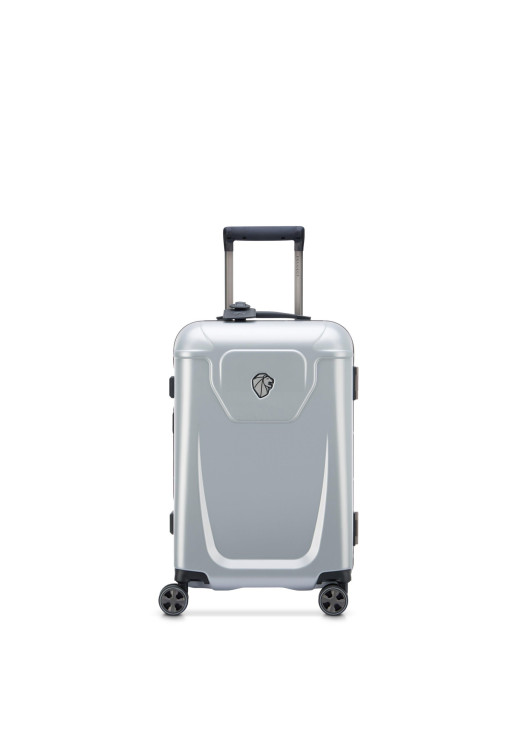 Valija De Cabina 55 Cm. Peugeot Voyages - Plateado