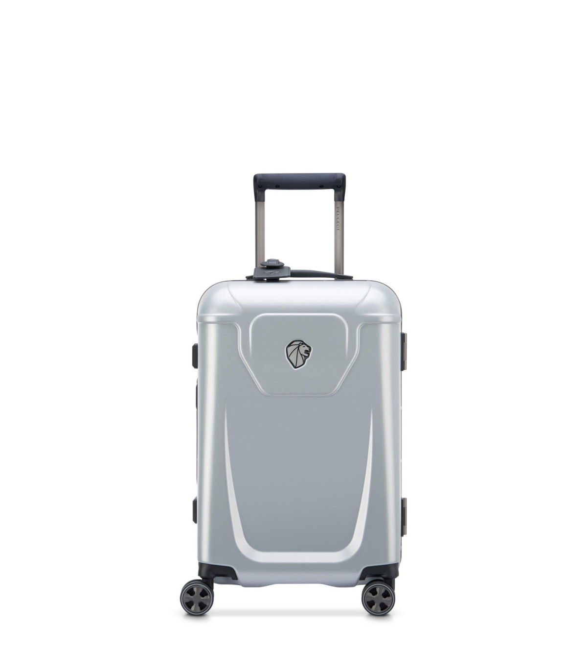 Valija De Cabina 55 Cm. Peugeot Voyages - Plateado