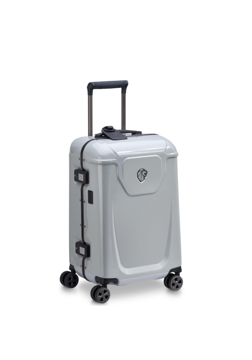 Valija De Cabina 55 Cm. Peugeot Voyages - Plateado