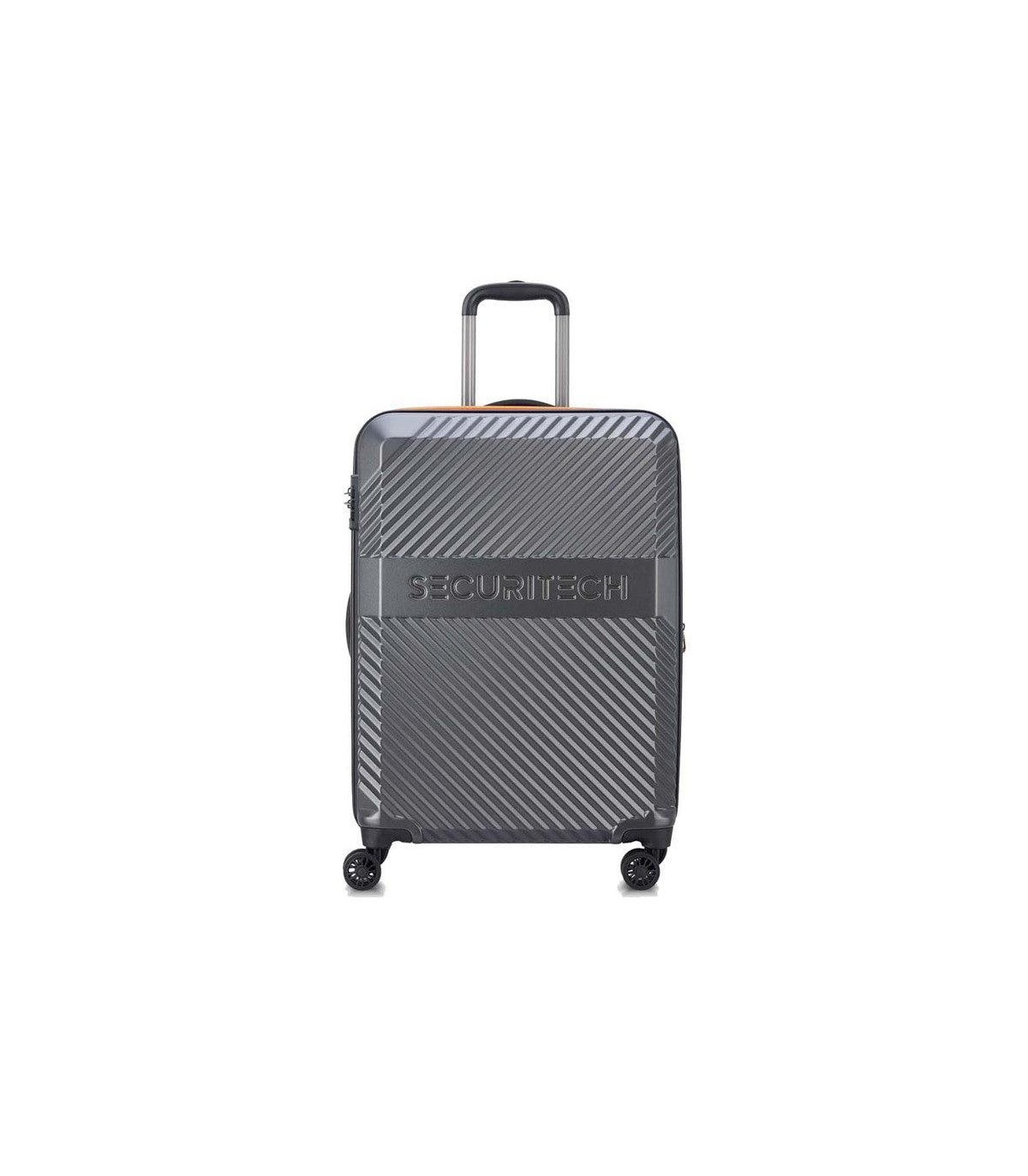 Valija Mediana Expandible 66 Cm. Securitech Patrol By Delsey - Gris