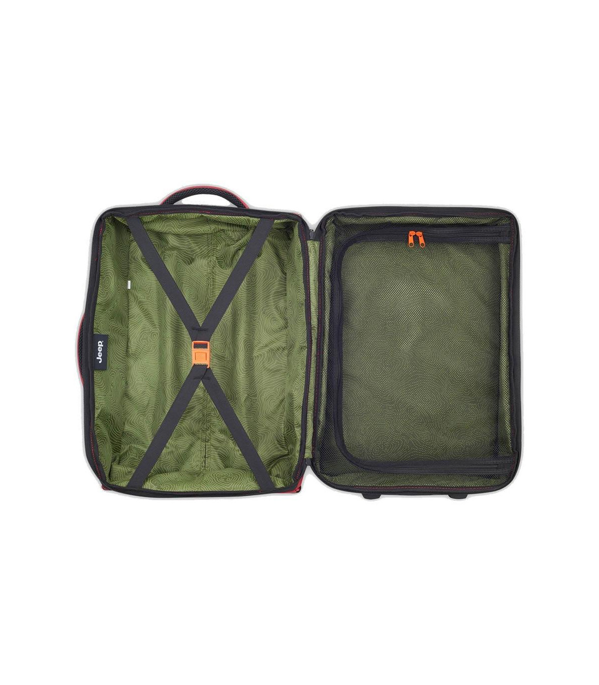 BOLSO DE CABINA CON CARRO IMPERMEABLE 55 cm. JEEP by DELSEY 6B