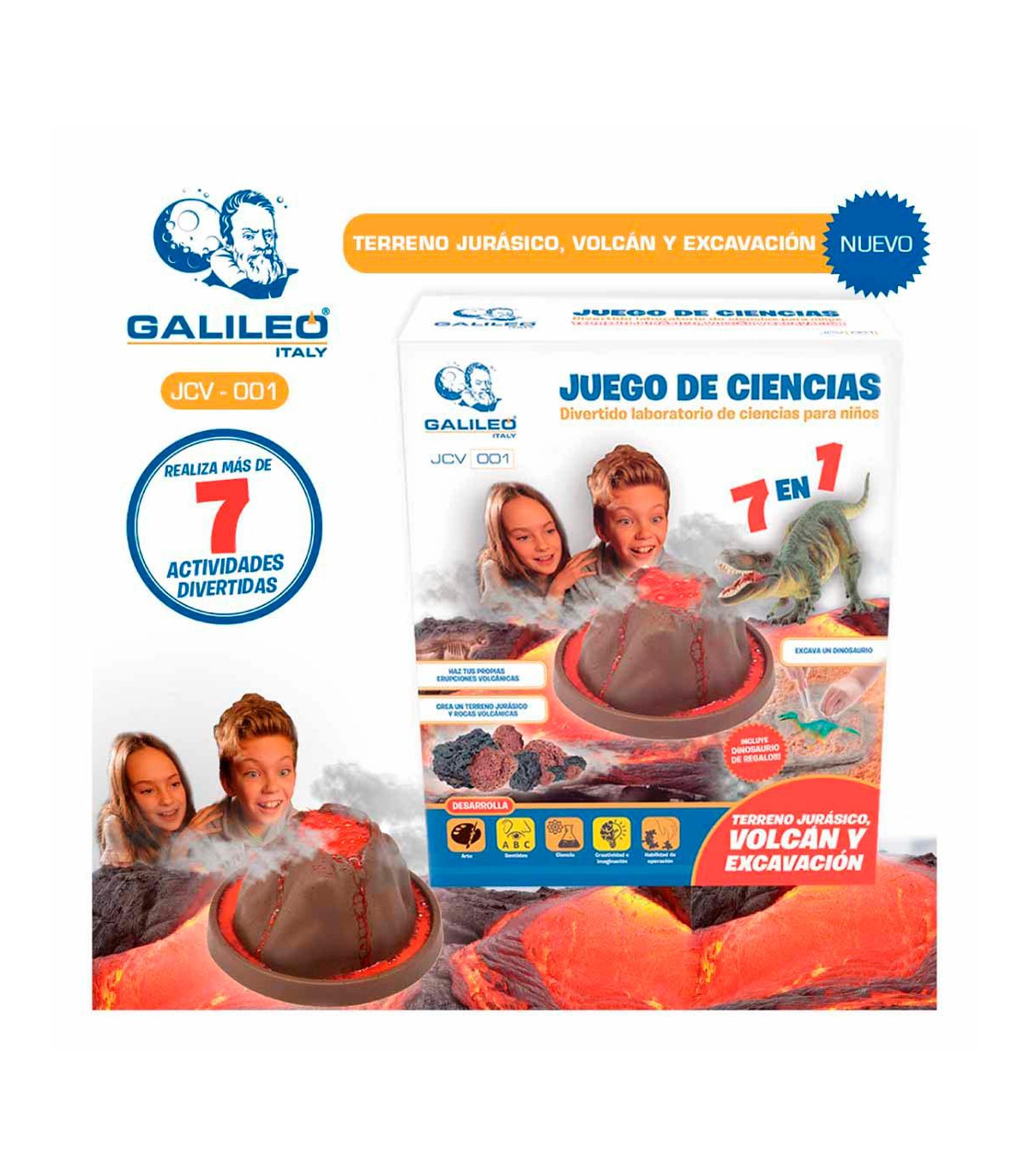 Volcán Y Excavación Jurásica Galileo Italy