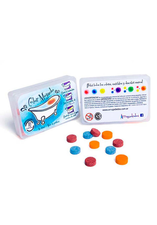Color Mojado Cajitas 18 Pastillas