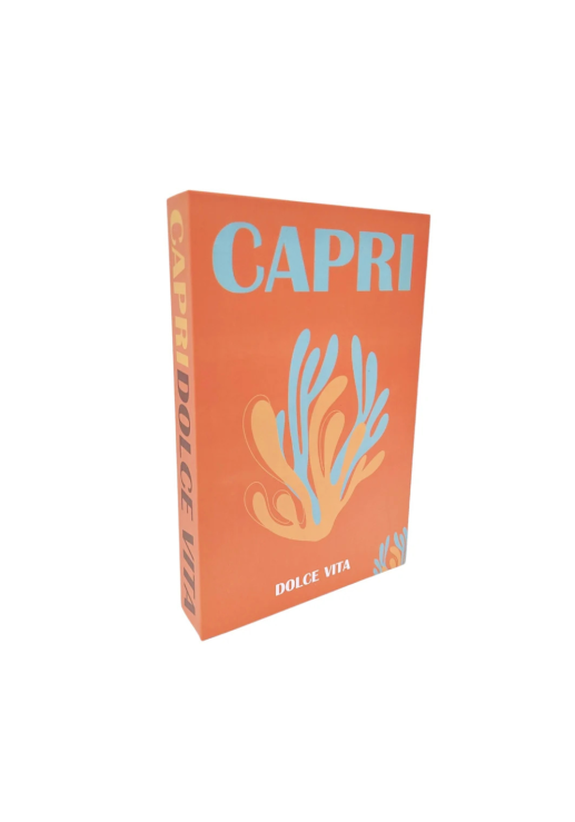 Libro Capri Tapa Decorativa