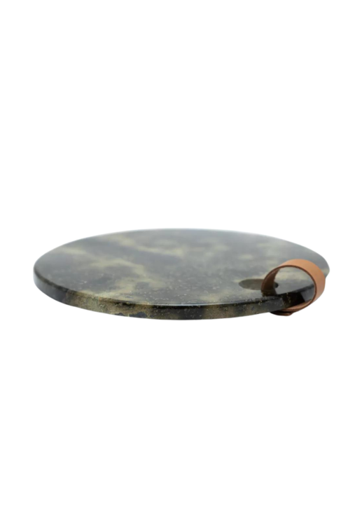 Tabla Marmol Circular Negro