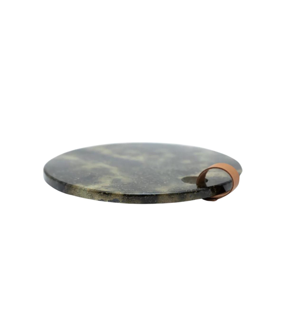Tabla Marmol Circular Negro